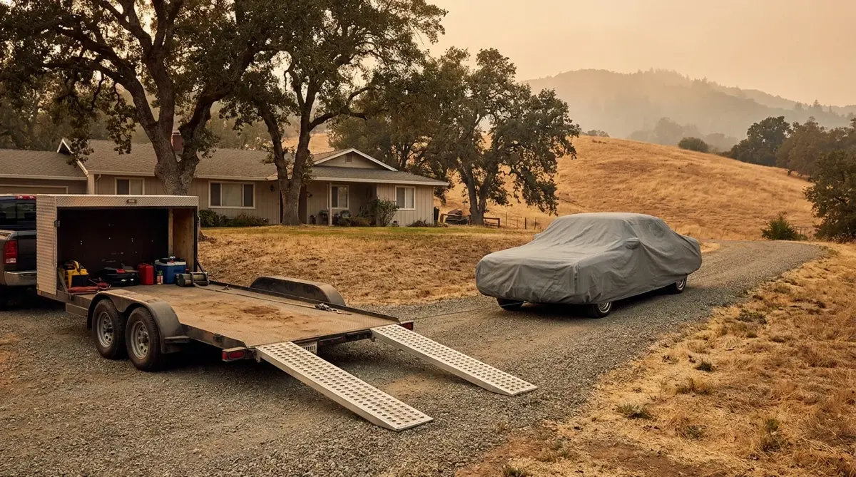 Wildfire Season 2026: Move Your Vehicles Before the Evacuation Order, Not After — American Auto Shipping Blog