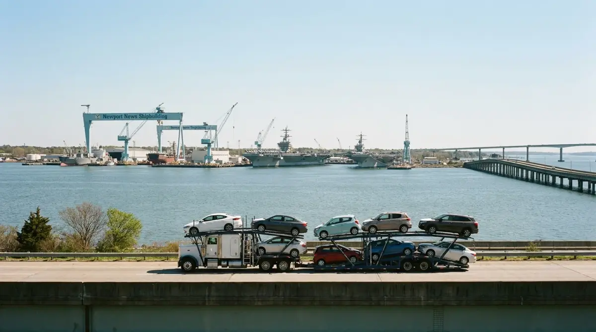 Auto transport car carrier in Newport News, VA — vehicle shipping services