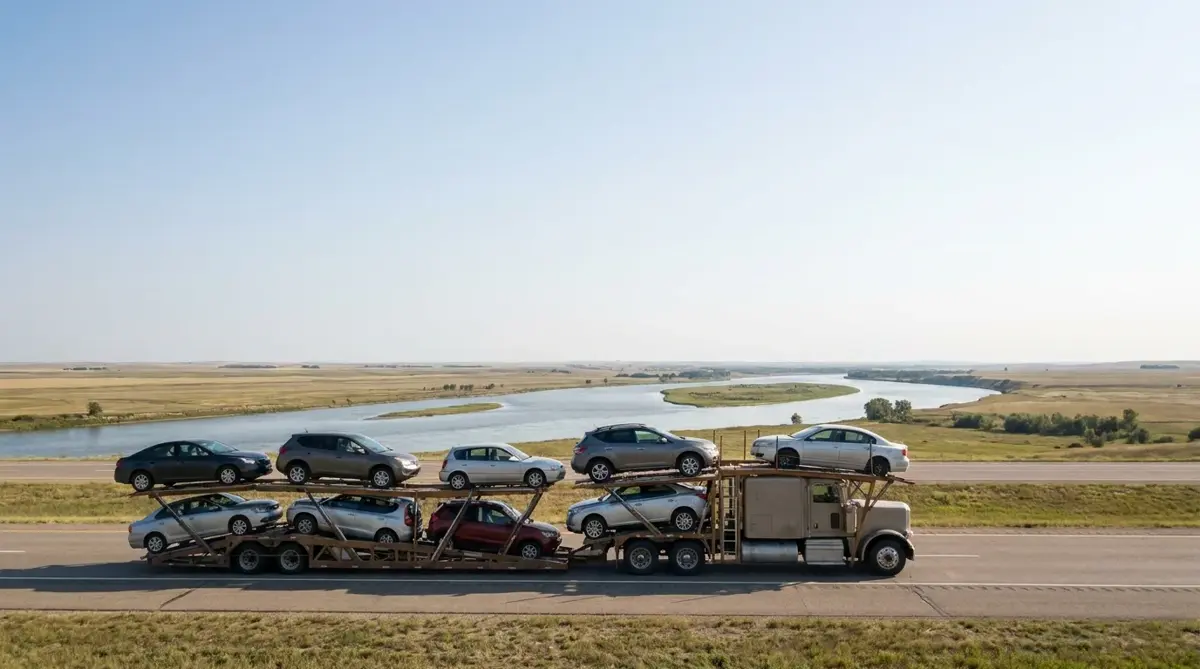 Auto transport car carrier in Bismarck, ND — vehicle shipping services