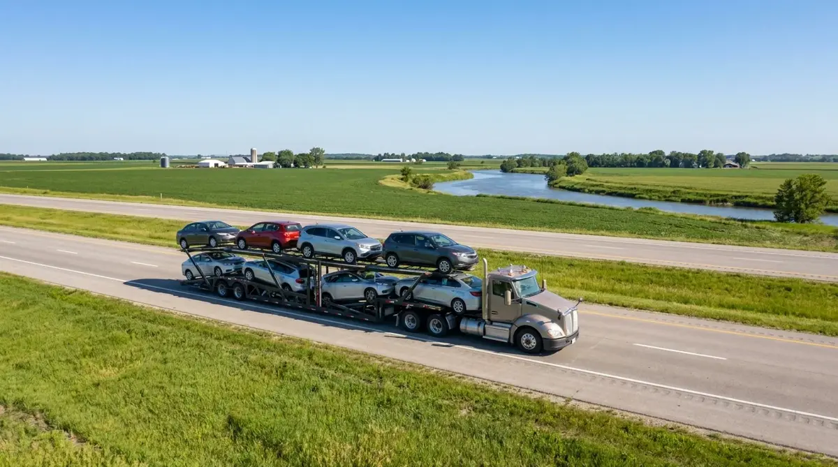 Auto transport car carrier in Cedar Rapids, IA — vehicle shipping services