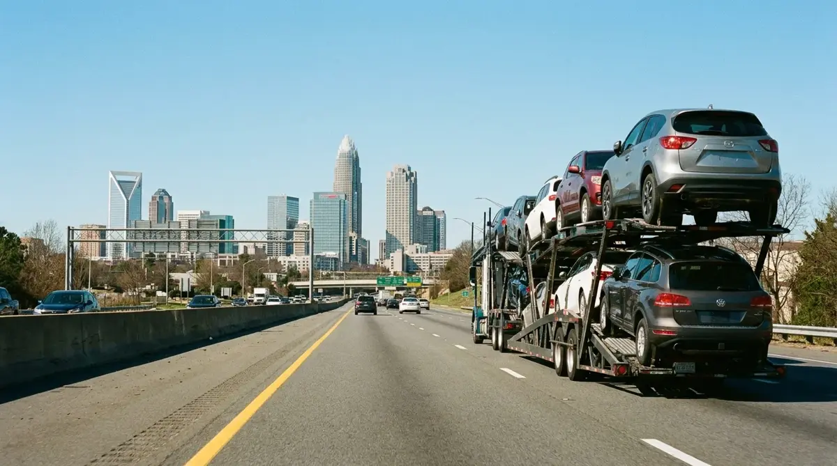 Auto transport car carrier in Charlotte, NC — vehicle shipping services