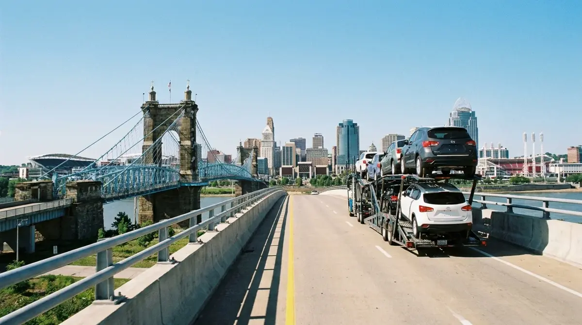 Auto transport car carrier in Cincinnati, OH — vehicle shipping services