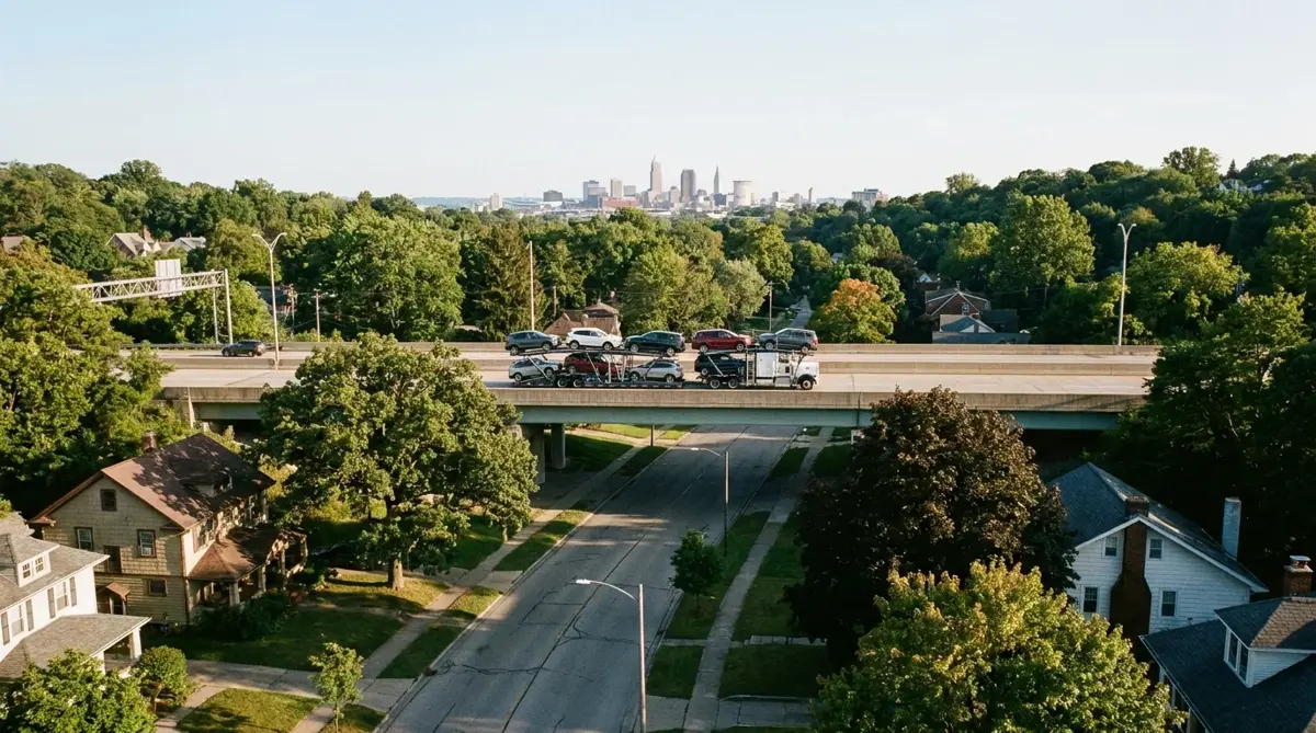 Auto transport car carrier in Cleveland Heights, OH — vehicle shipping services