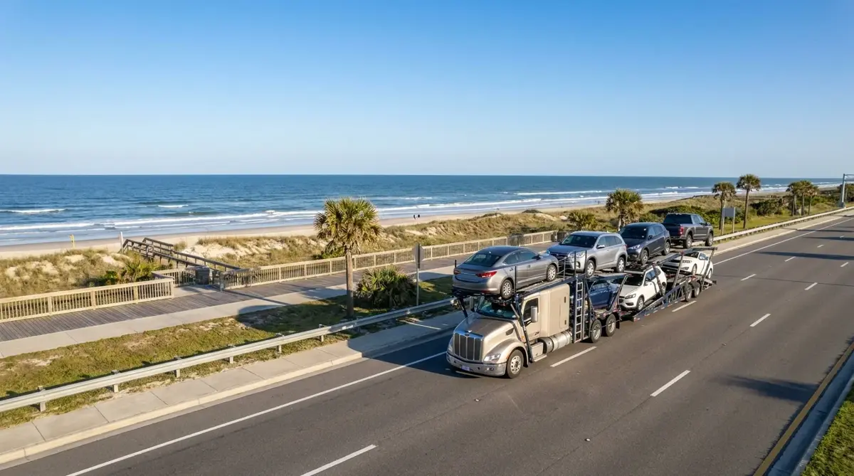 Auto transport car carrier in Daytona Beach, FL — vehicle shipping services