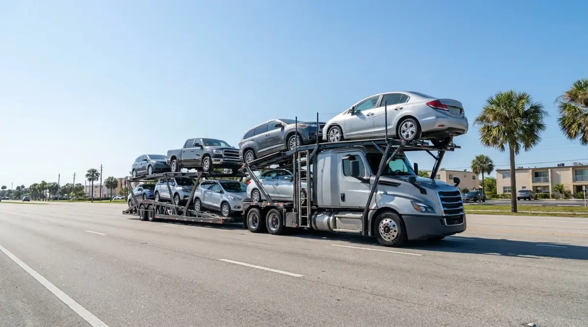 Auto transport car carrier in Deerfield Beach, FL — vehicle shipping services