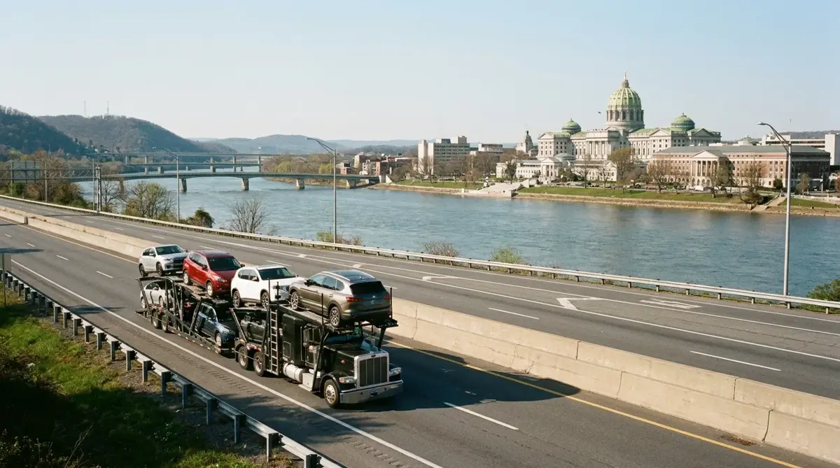 Auto transport car carrier in Harrisburg, PA — vehicle shipping services