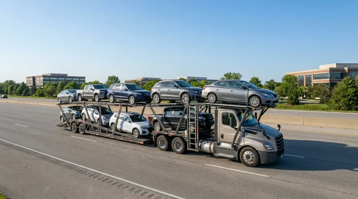 Auto transport car carrier in Hoffman Estates, IL — vehicle shipping services