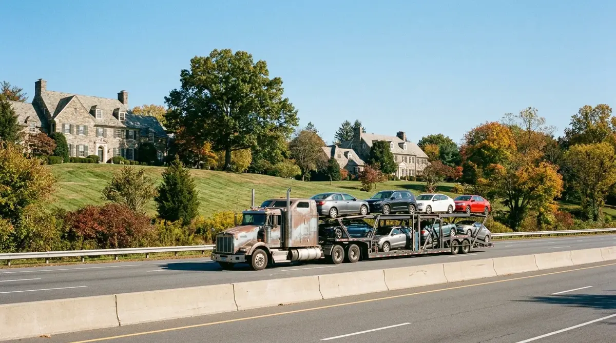 Auto transport car carrier in Lower Merion, PA — vehicle shipping services
