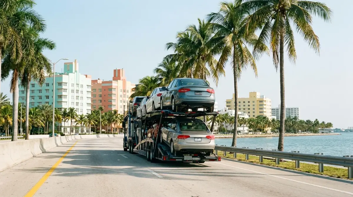 Auto transport car carrier in Miami, FL — vehicle shipping services