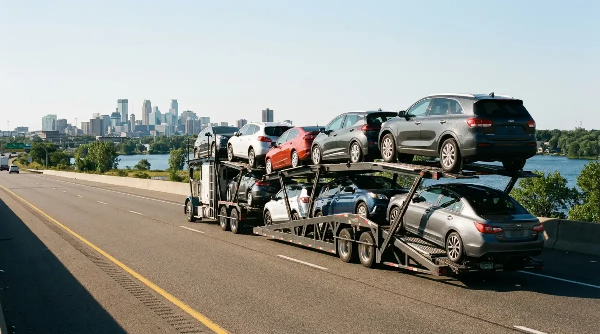 Auto transport car carrier in Minneapolis, MN — vehicle shipping services