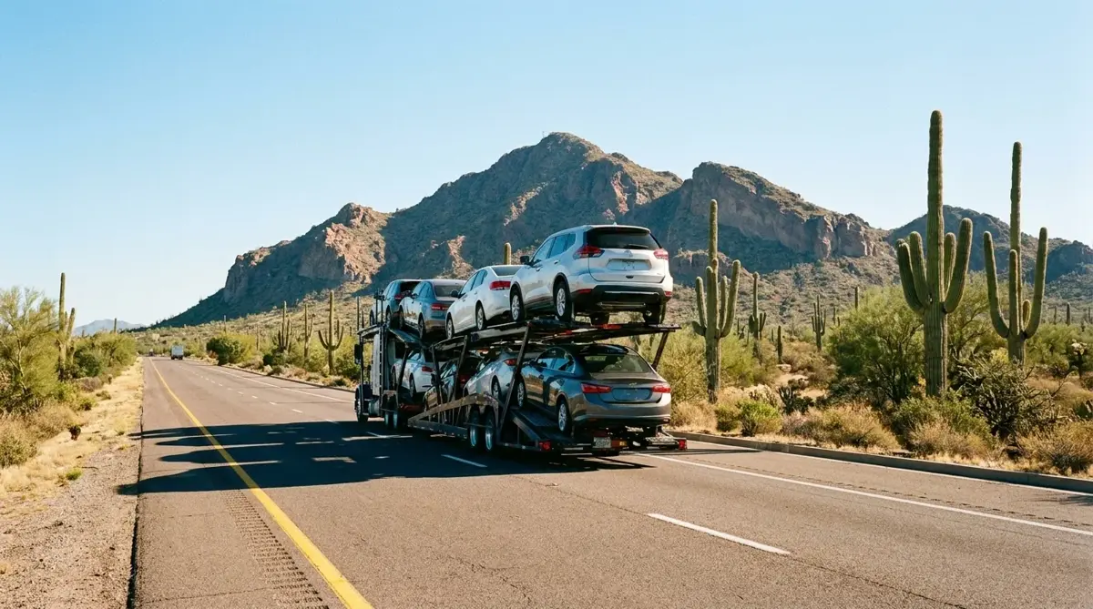 Auto transport car carrier in Phoenix, AZ — vehicle shipping services