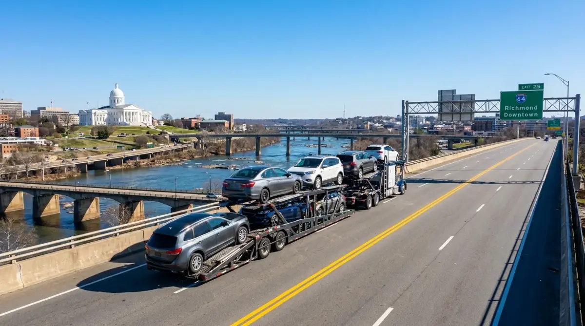 Auto transport car carrier in Richmond, VA — vehicle shipping services