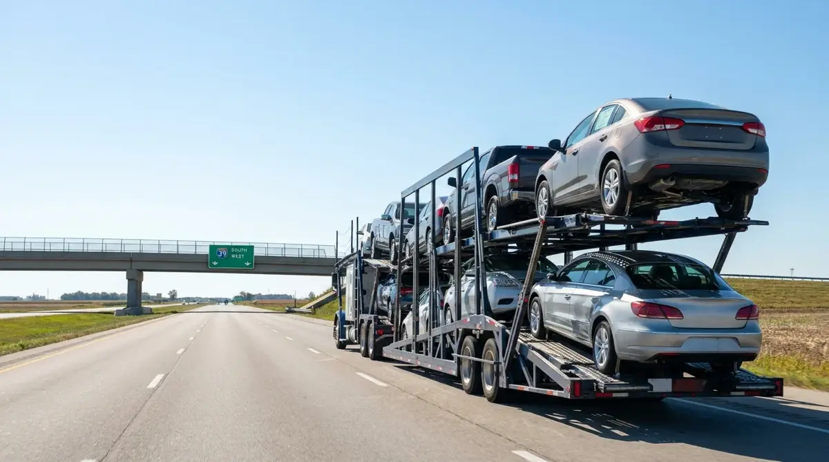 Auto transport car carrier in Rochelle, IL — vehicle shipping services
