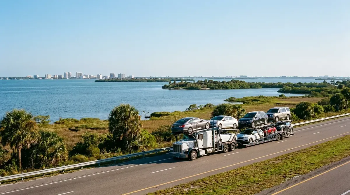 Auto transport car carrier in Sarasota, FL — vehicle shipping services