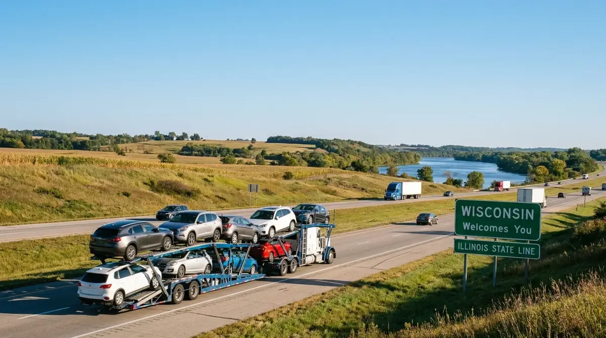 Auto transport car carrier in South Beloit, IL — vehicle shipping services