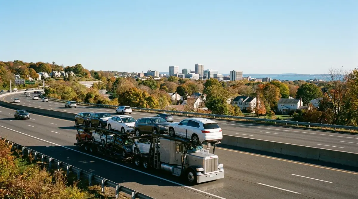 Auto transport car carrier in Stamford, CT — vehicle shipping services