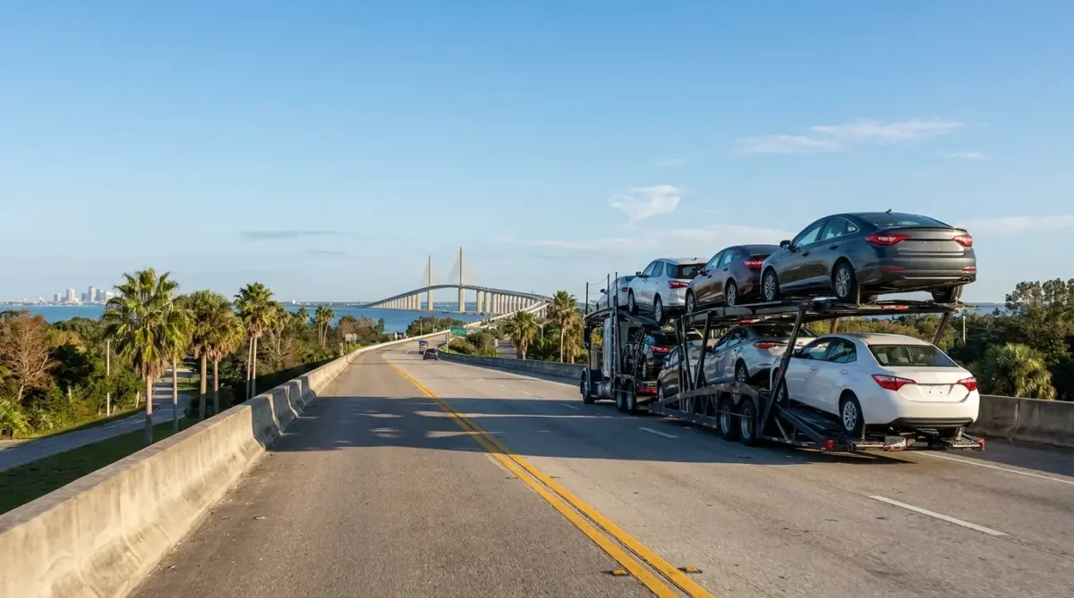 Auto transport car carrier in Tampa, FL — vehicle shipping services