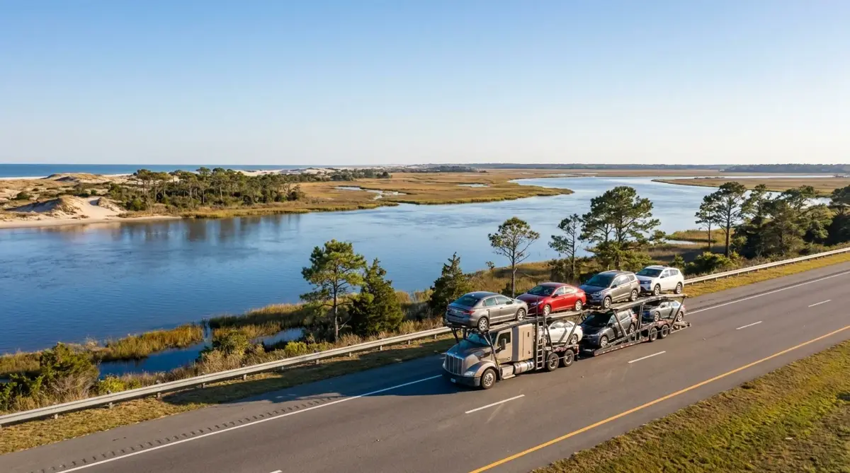 Auto transport car carrier in Wilmington, NC — vehicle shipping services