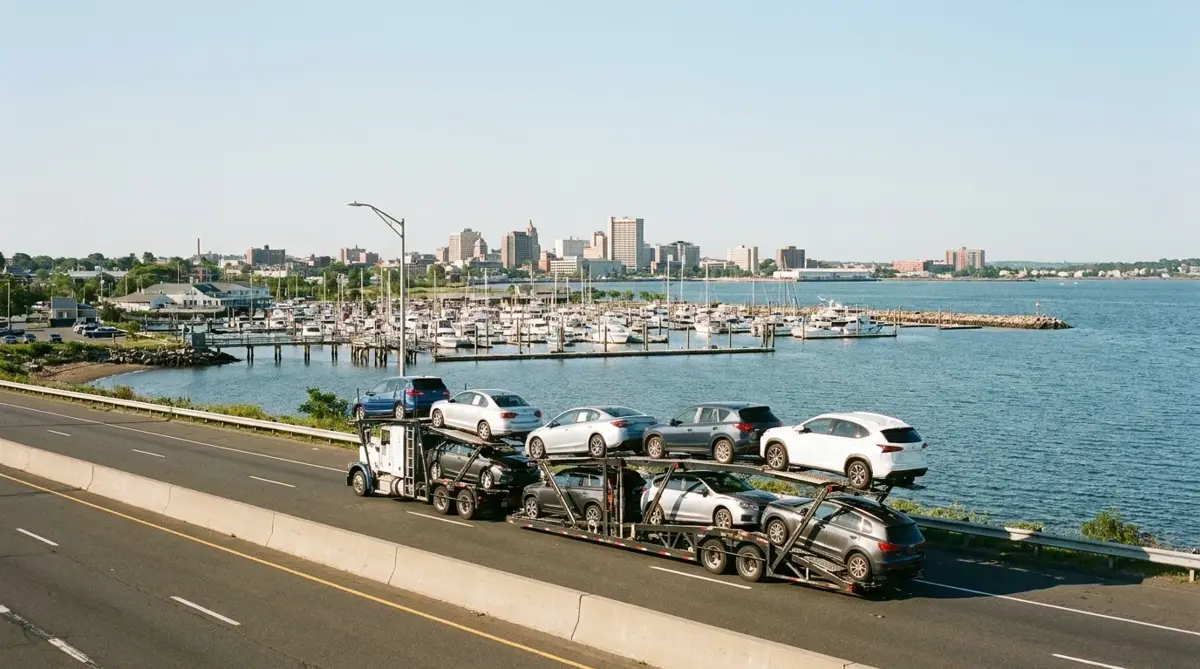 Auto transport car carrier in Bridgeport, CT — vehicle shipping services