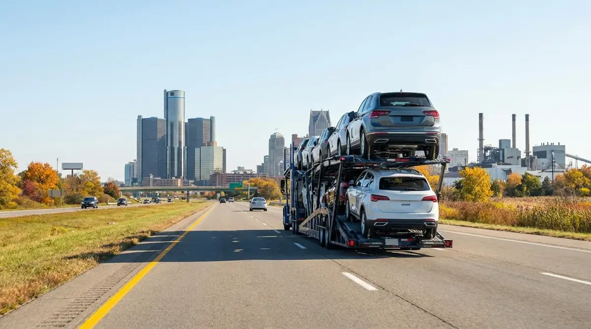 Auto transport car carrier in Detroit, MI — vehicle shipping services