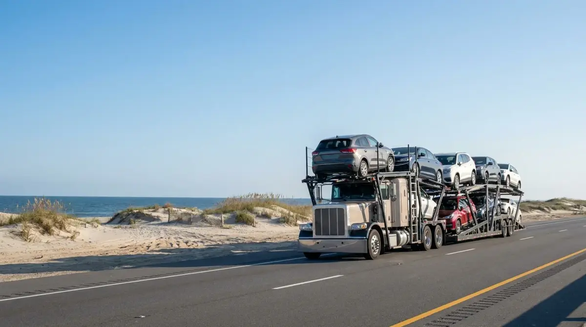 Auto transport car carrier in Jacksonville Beach, FL — vehicle shipping services