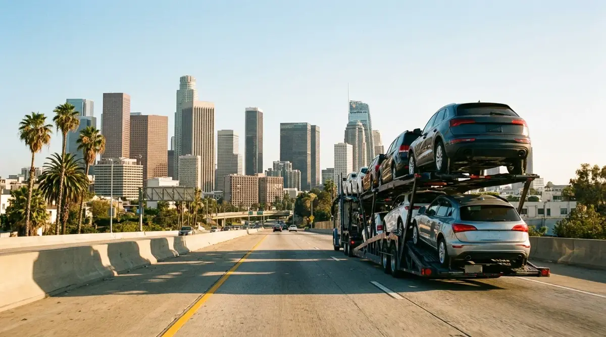 Auto transport car carrier in Los Angeles, CA — vehicle shipping services