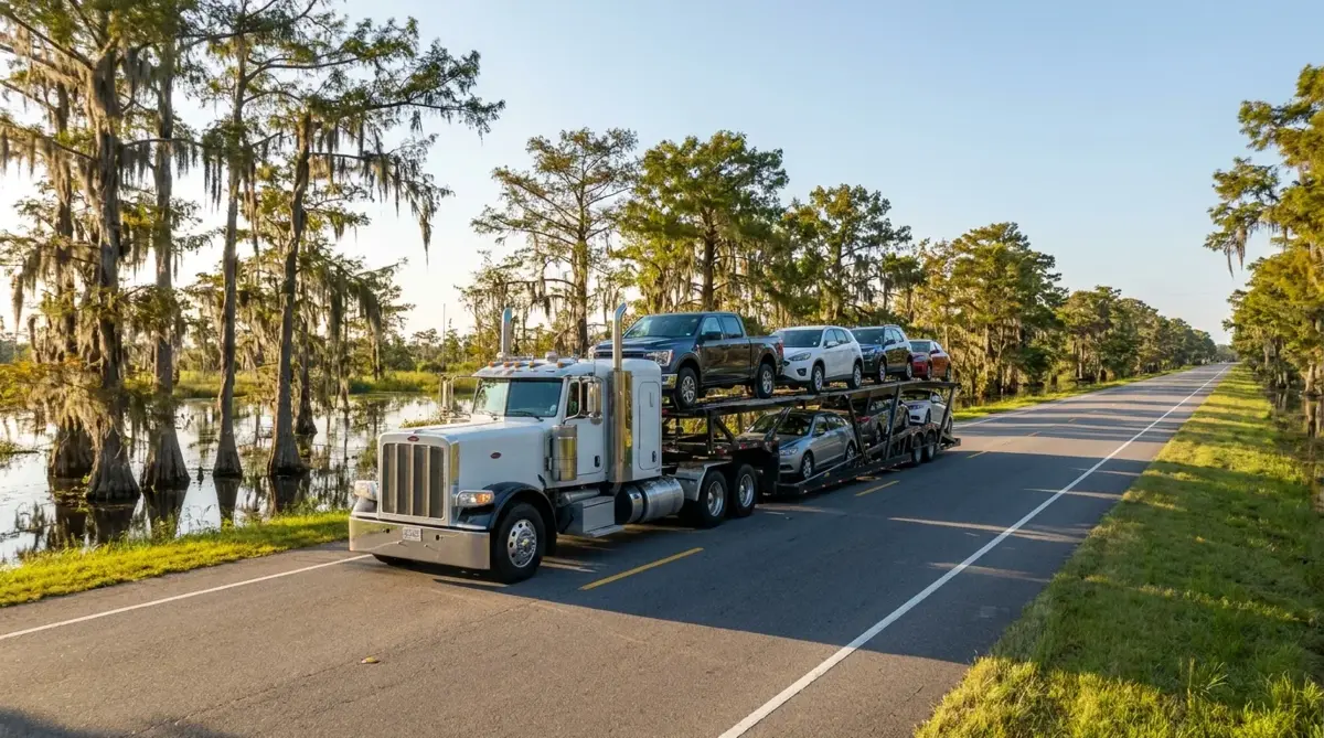 Auto transport car carrier in Pierre Part, LA — vehicle shipping services