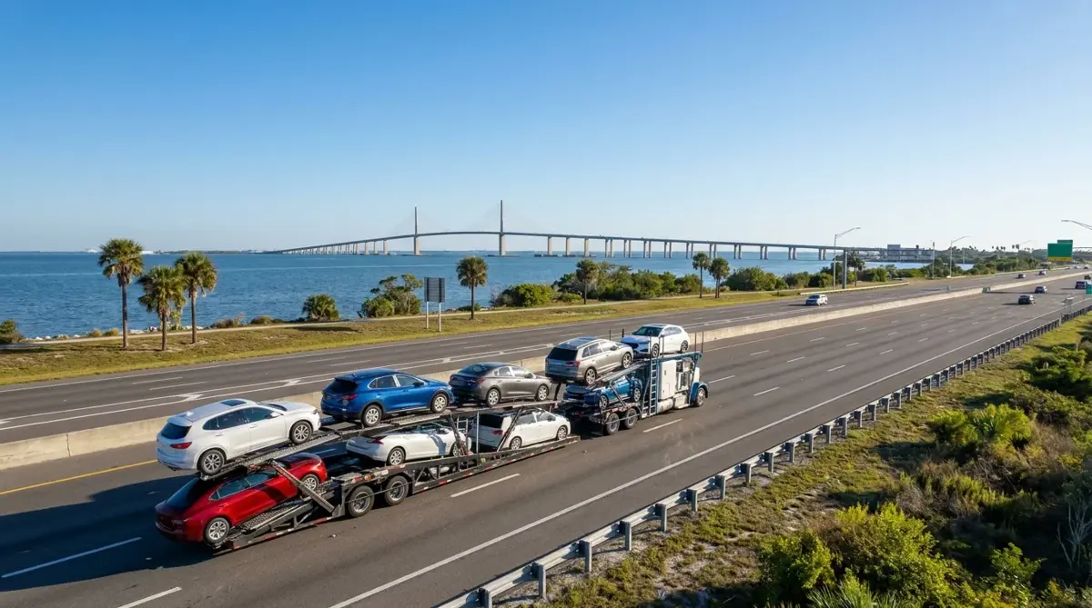 Auto transport car carrier in St. Petersburg, FL — vehicle shipping services